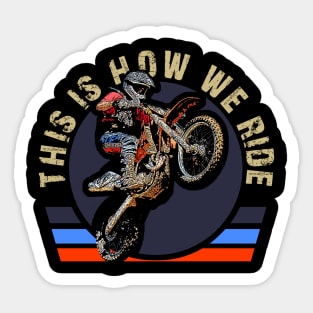 Motocross Dirt Bike Racing Sport Sticker